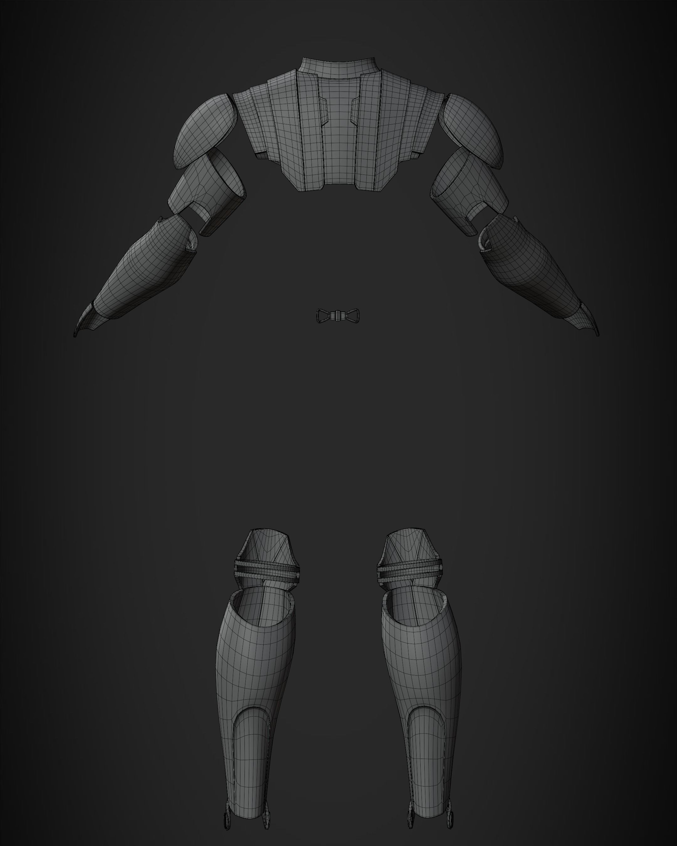 Obi Wan Kenobi Battle Armor for Cosplay 3D print model_19