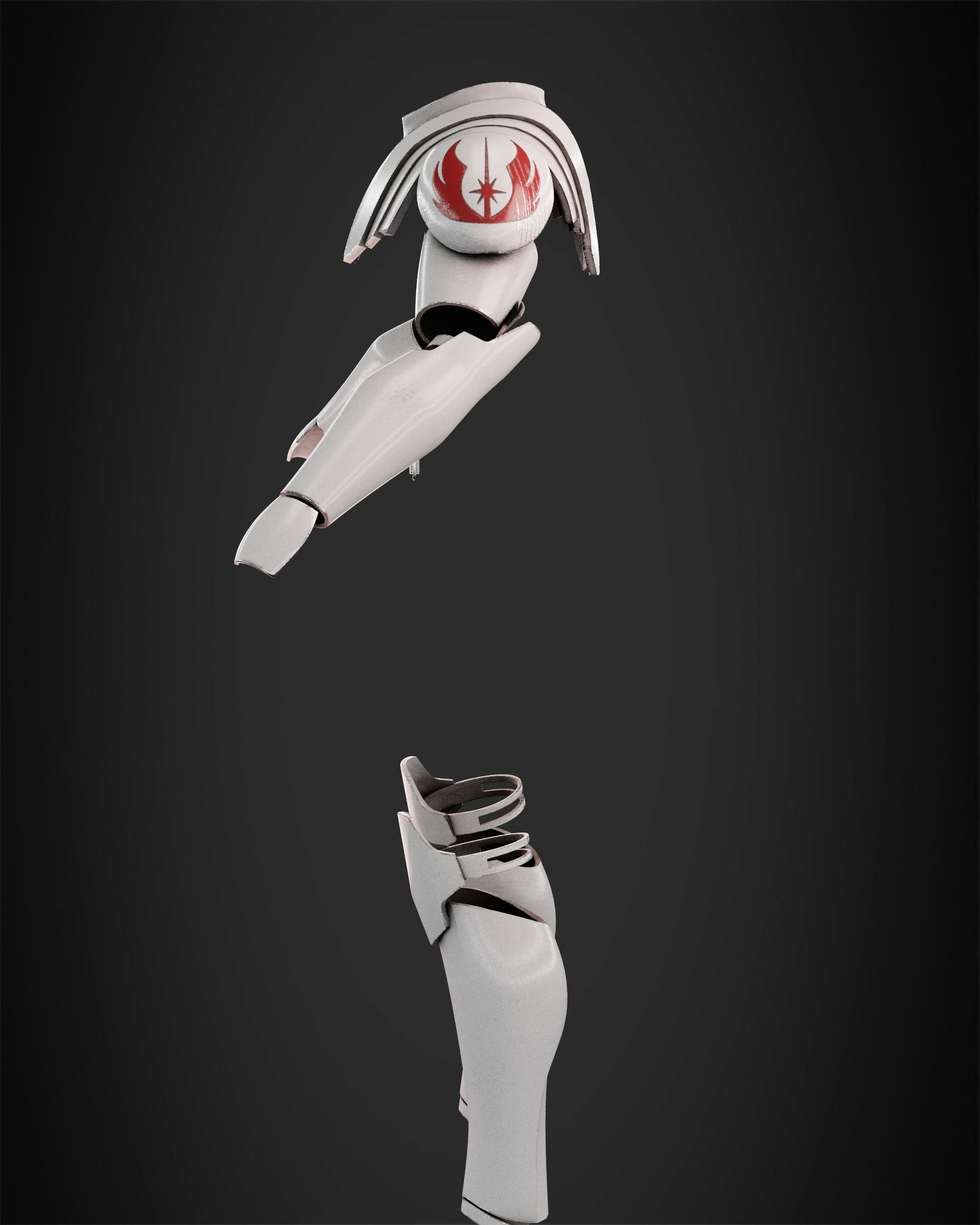 Obi Wan Kenobi Battle Armor for Cosplay 3D print model_9