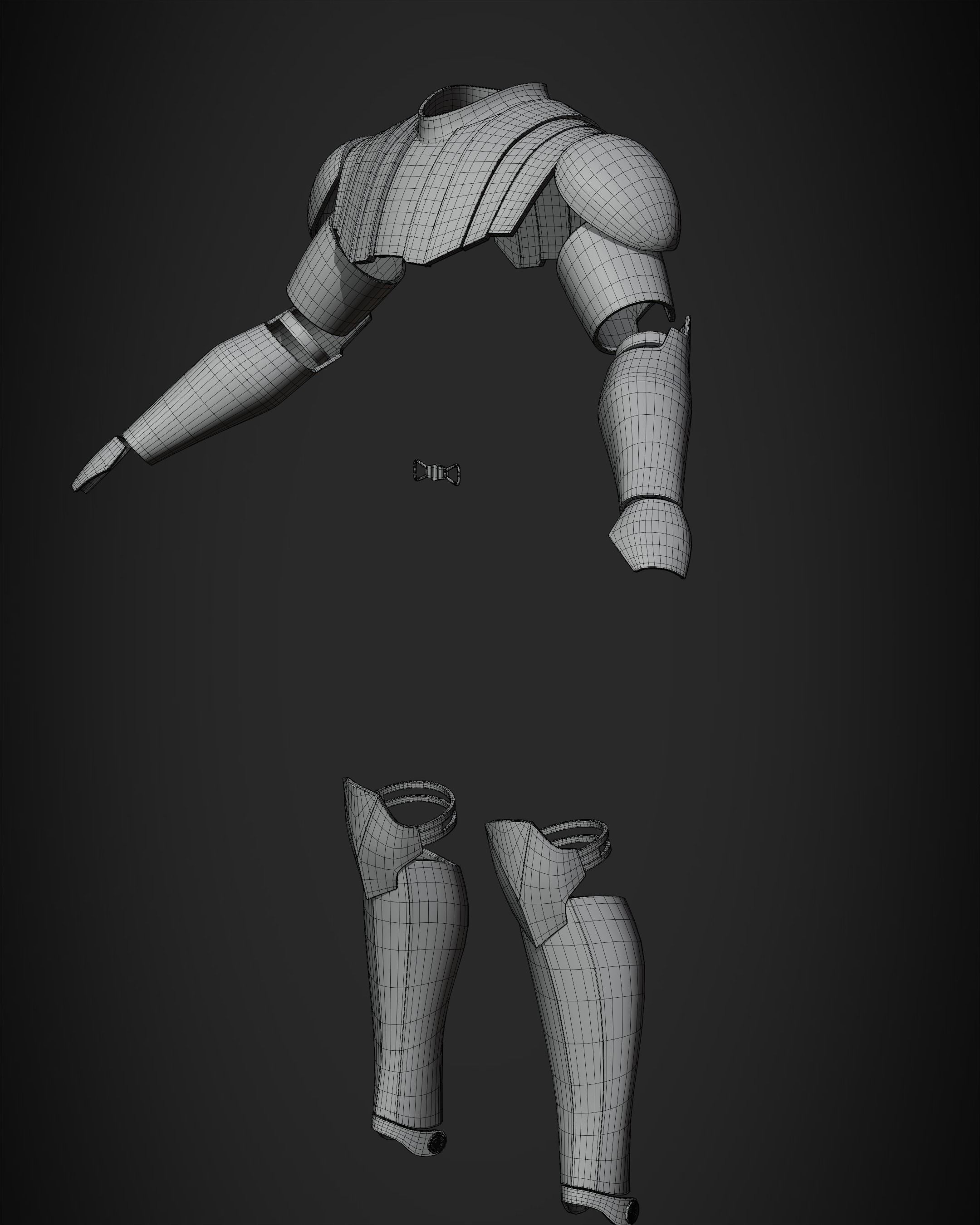 Obi Wan Kenobi Battle Armor for Cosplay 3D print model_13