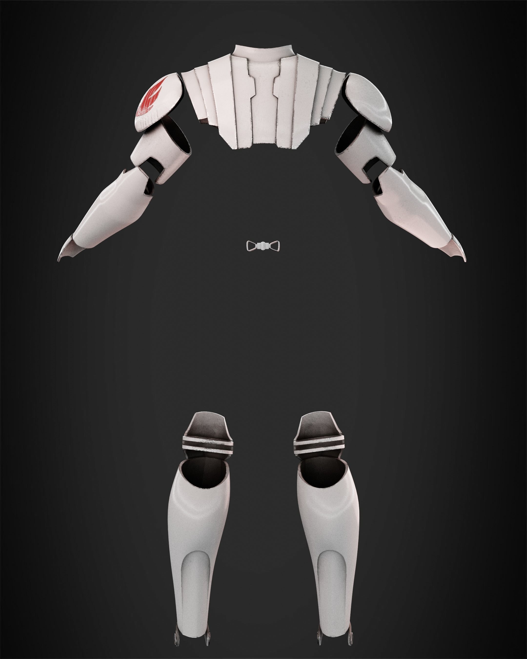 Obi Wan Kenobi Battle Armor for Cosplay 3D print model_7