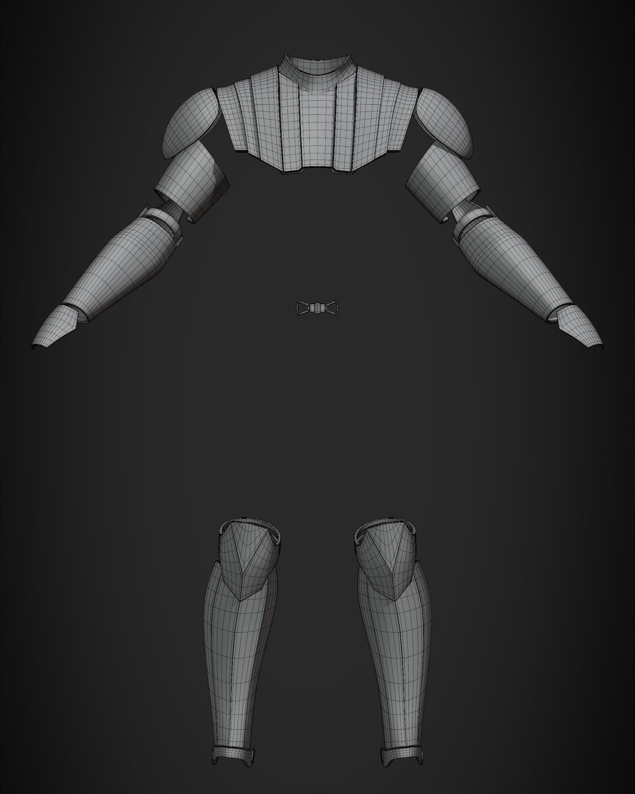 Obi Wan Kenobi Battle Armor for Cosplay 3D print model_15