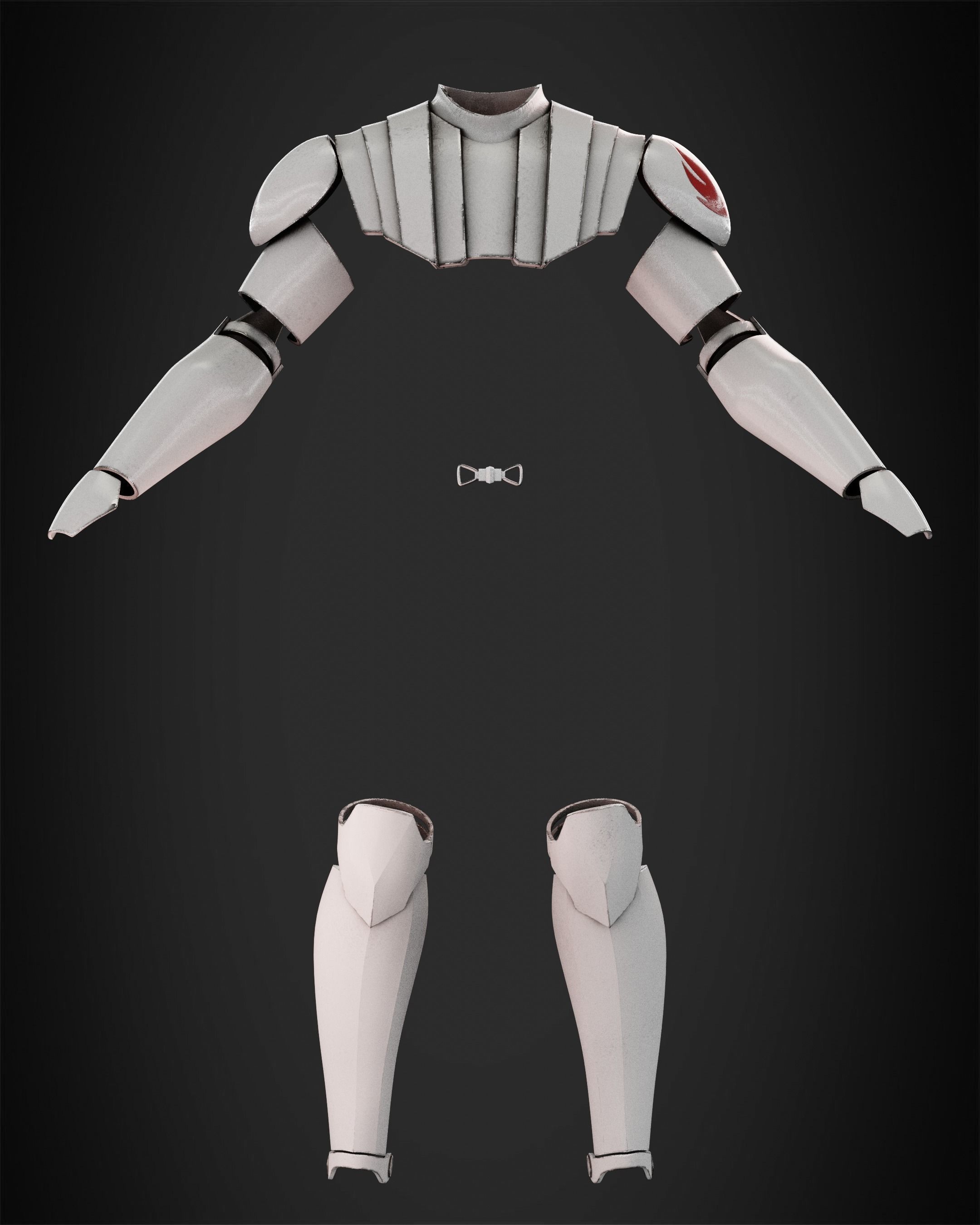 Obi Wan Kenobi Battle Armor for Cosplay 3D print model_2