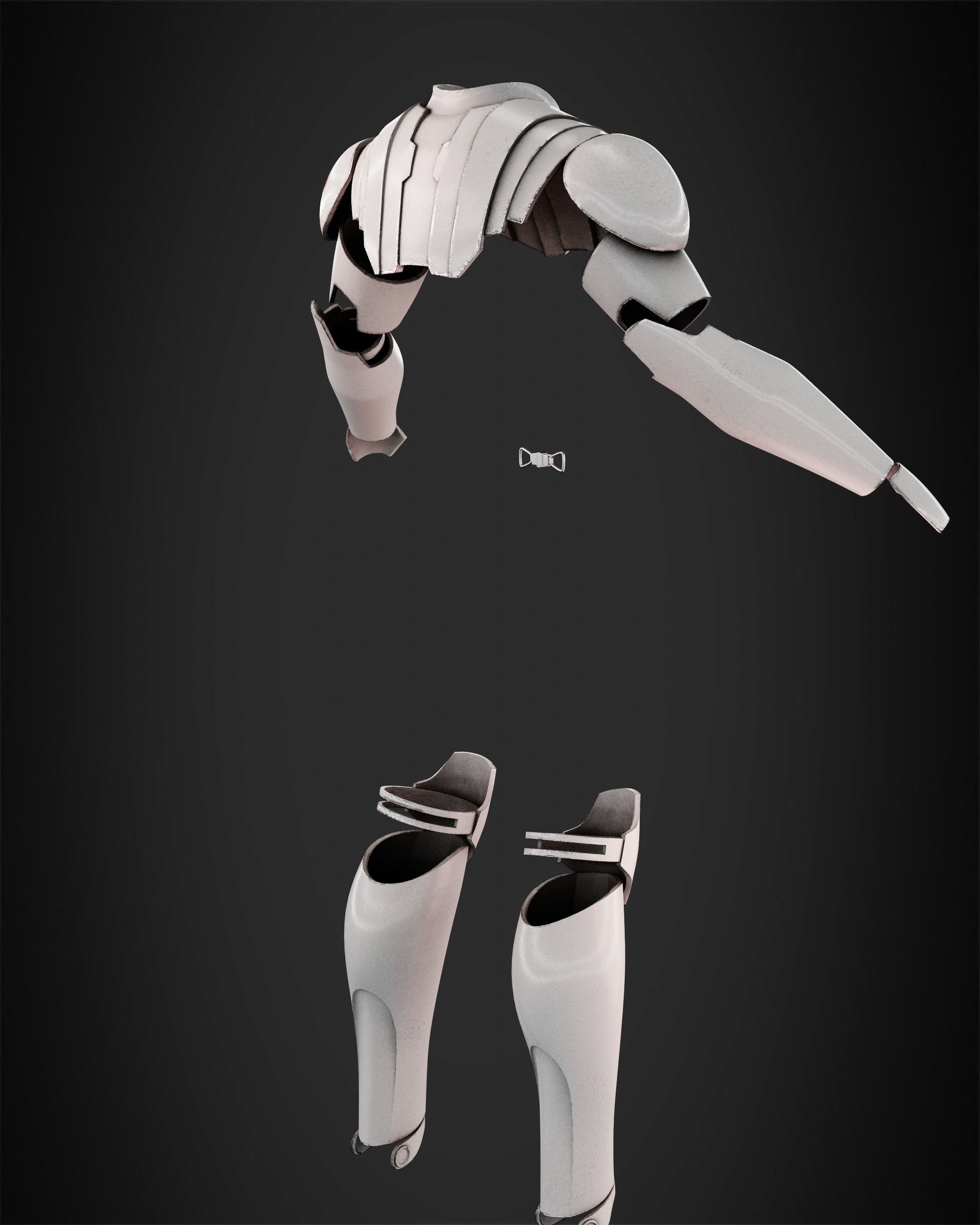 Obi Wan Kenobi Battle Armor for Cosplay 3D print model_8