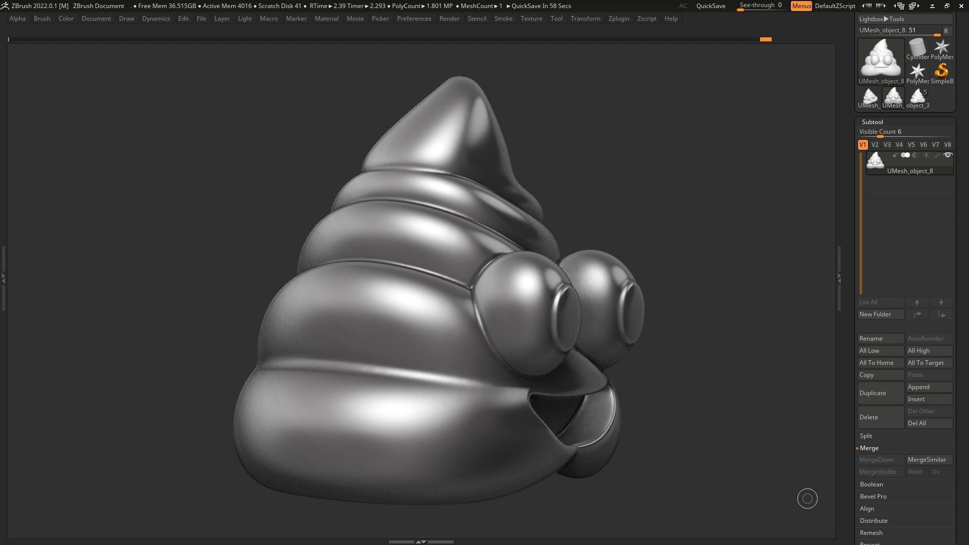 Emoji Pile of Poo 3d print model 3D print model_6