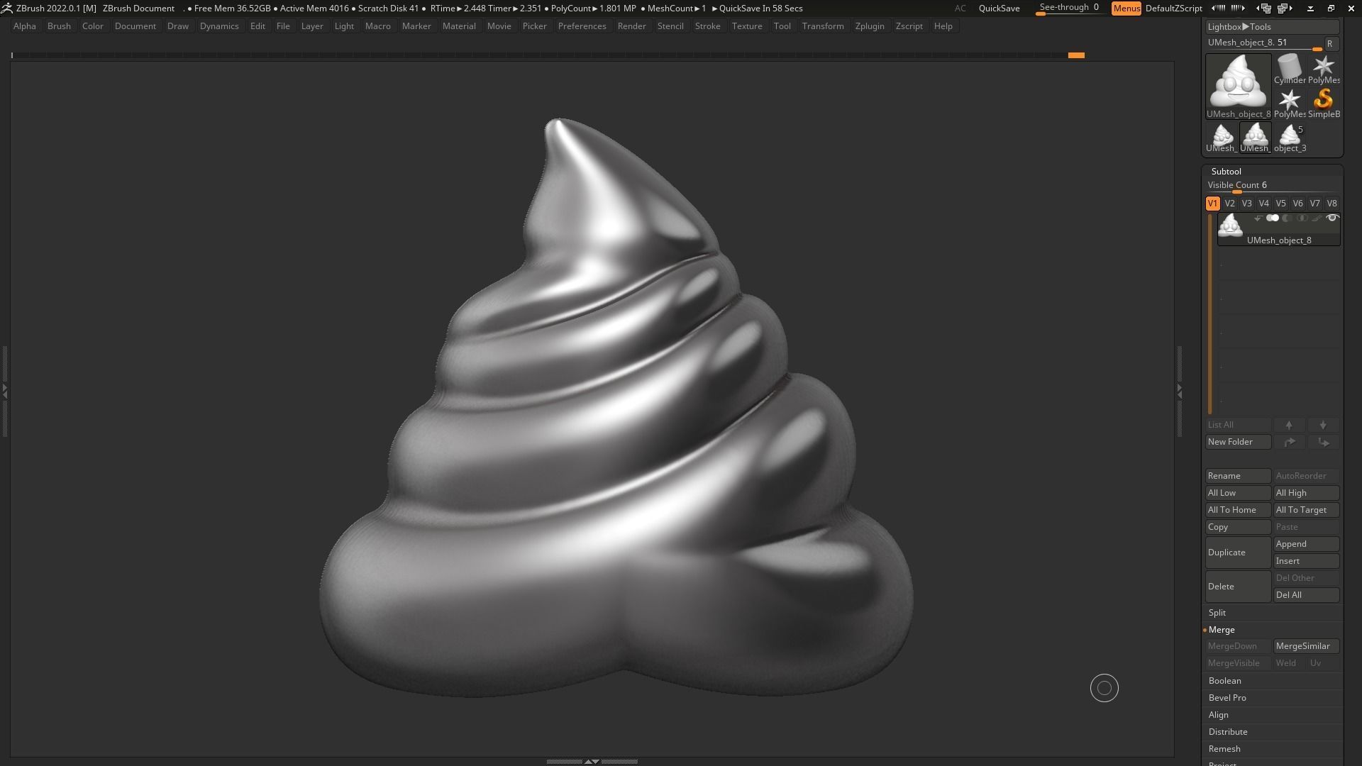 Emoji Pile of Poo 3d print model 3D print model_10