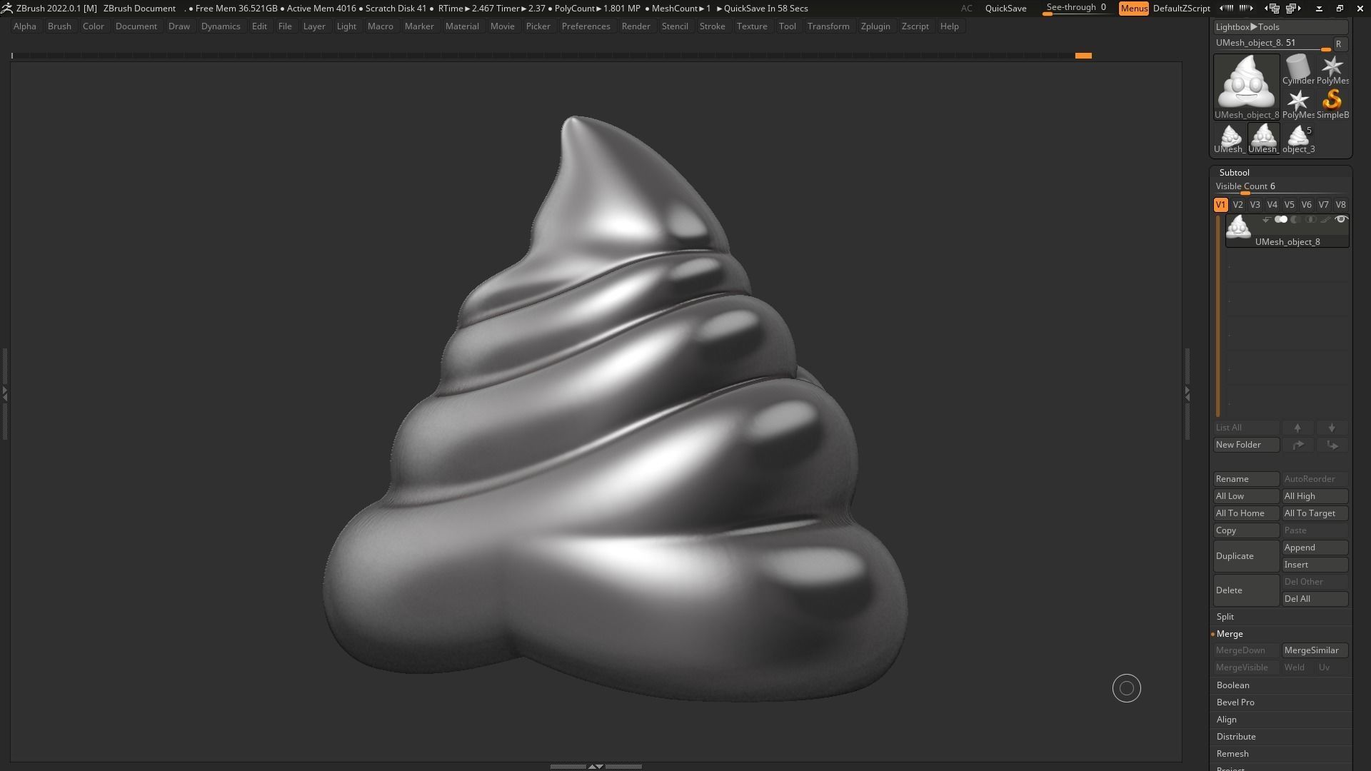 Emoji Pile of Poo 3d print model 3D print model_9