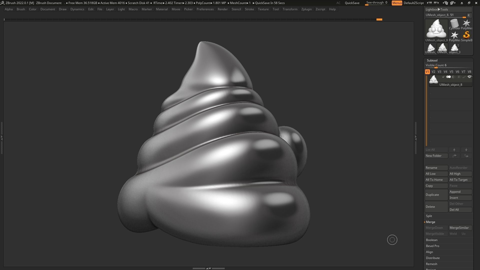 Emoji Pile of Poo 3d print model 3D print model_8