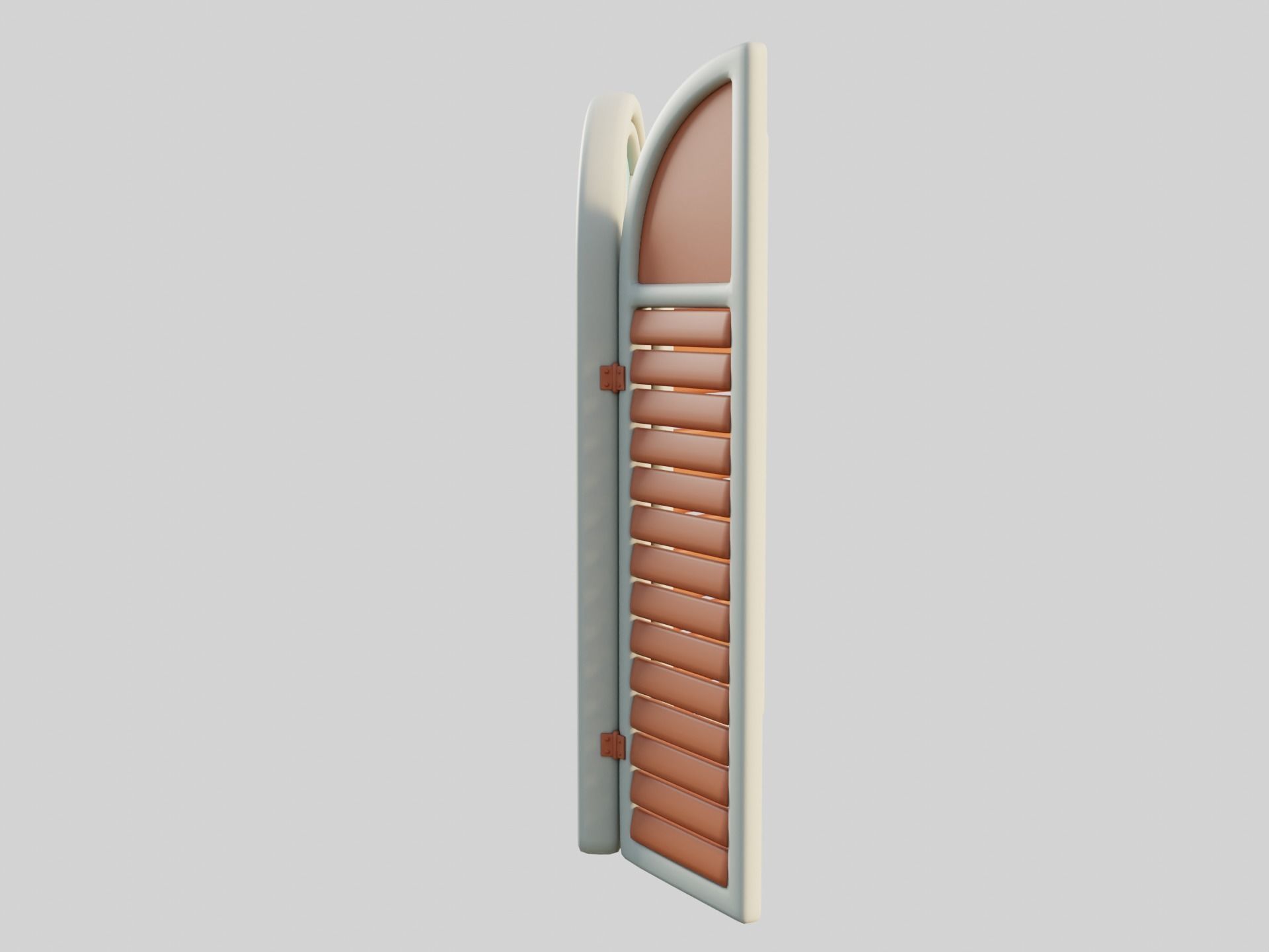 Cartoon Window 24a Low-poly 3D model_2