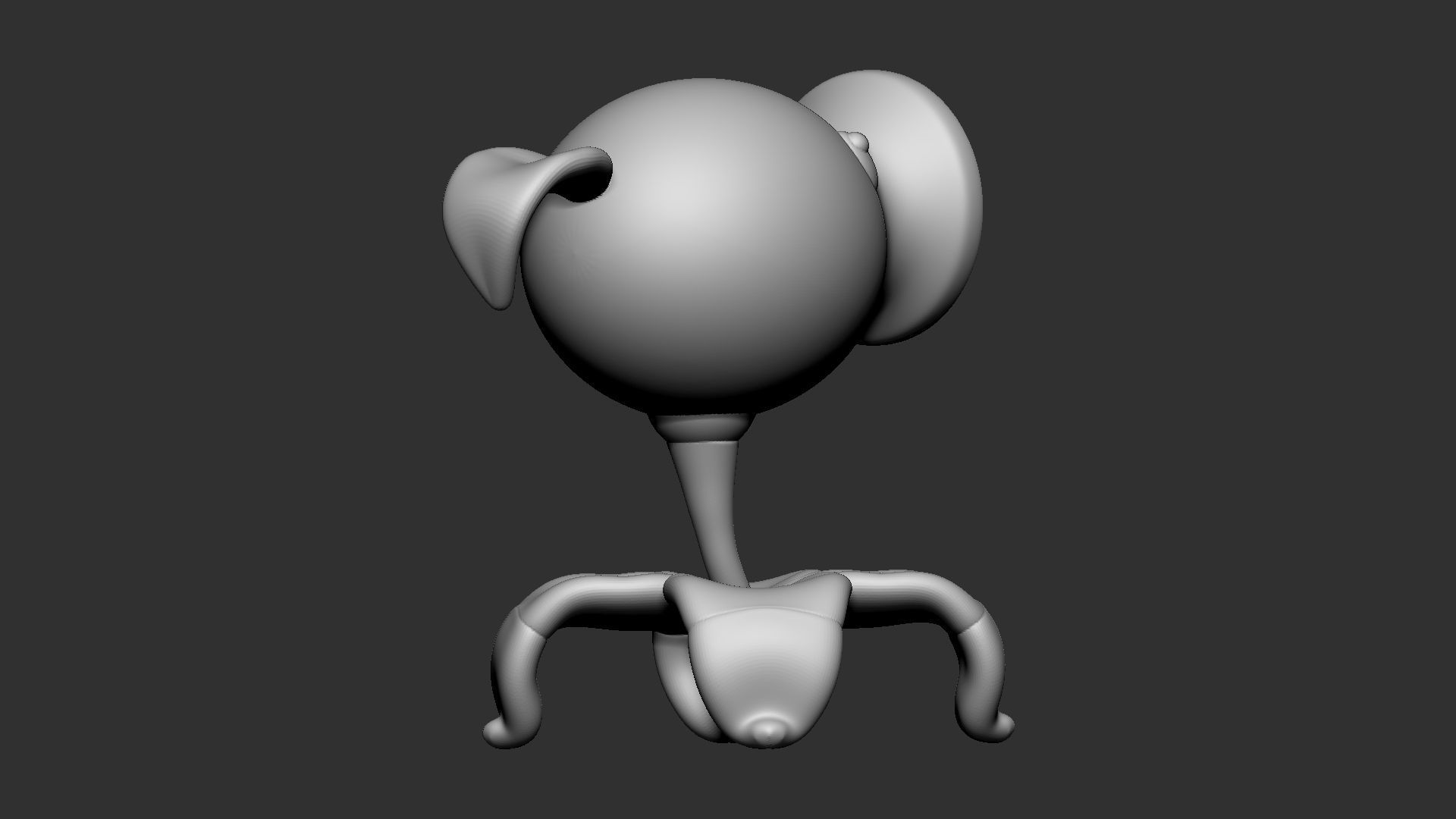 Peashooter from Plants vs Zombies - 3D Print Model 3D print model_12