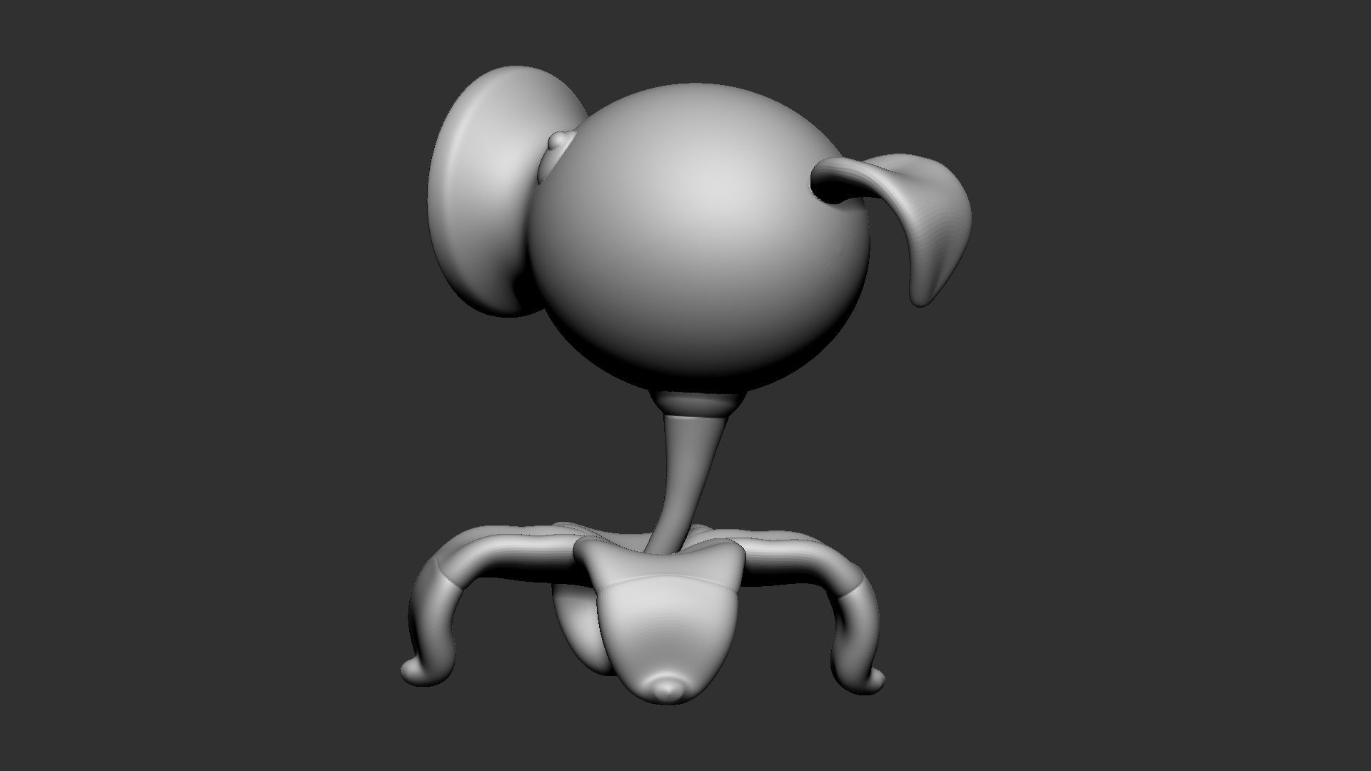 Peashooter from Plants vs Zombies - 3D Print Model 3D print model_13