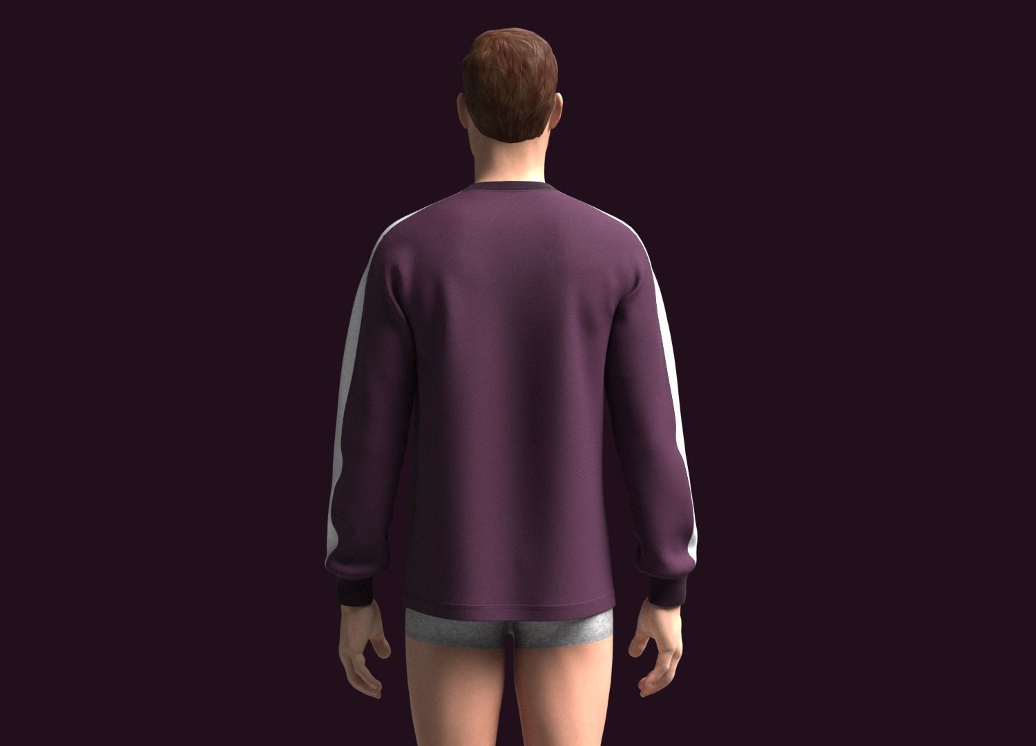 Sweatshirt-New York 3D model_7
