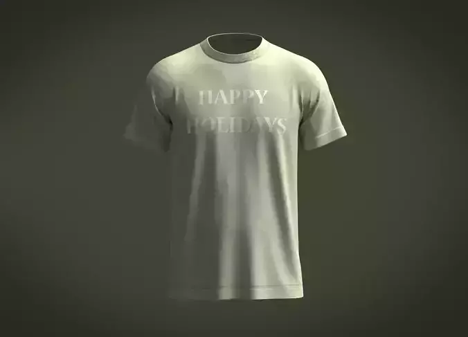 T-Shirt-Green t shirt 3D model
