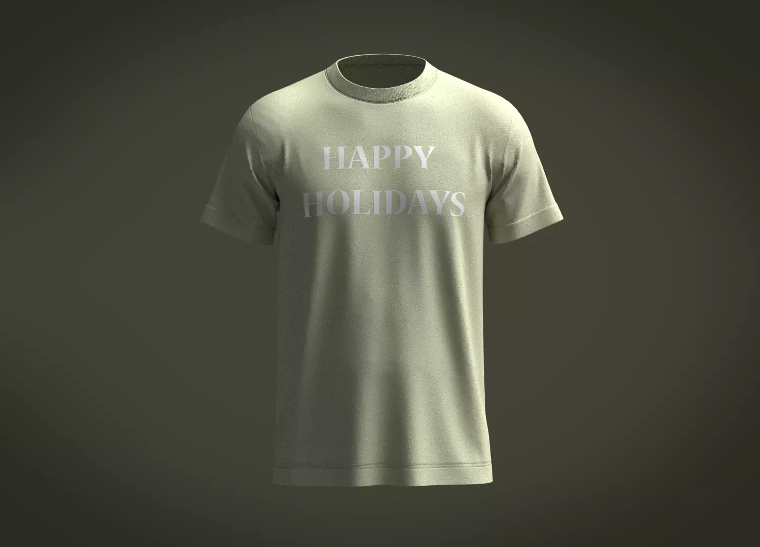 T-Shirt-Green t shirt 3D model_0