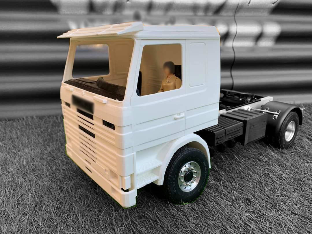 Cabin Printable Old Truck 3D Model STL 3D print model_10
