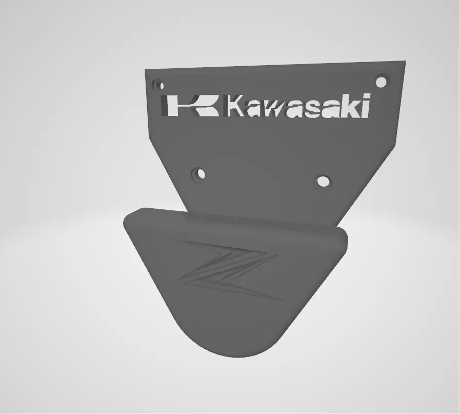helmet hanger kawasaki 3D print model