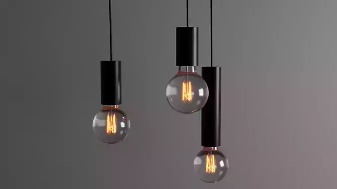 Lamp for interior 004 3D model