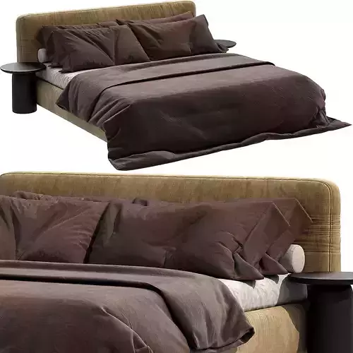 RH Modena Bed 3D model