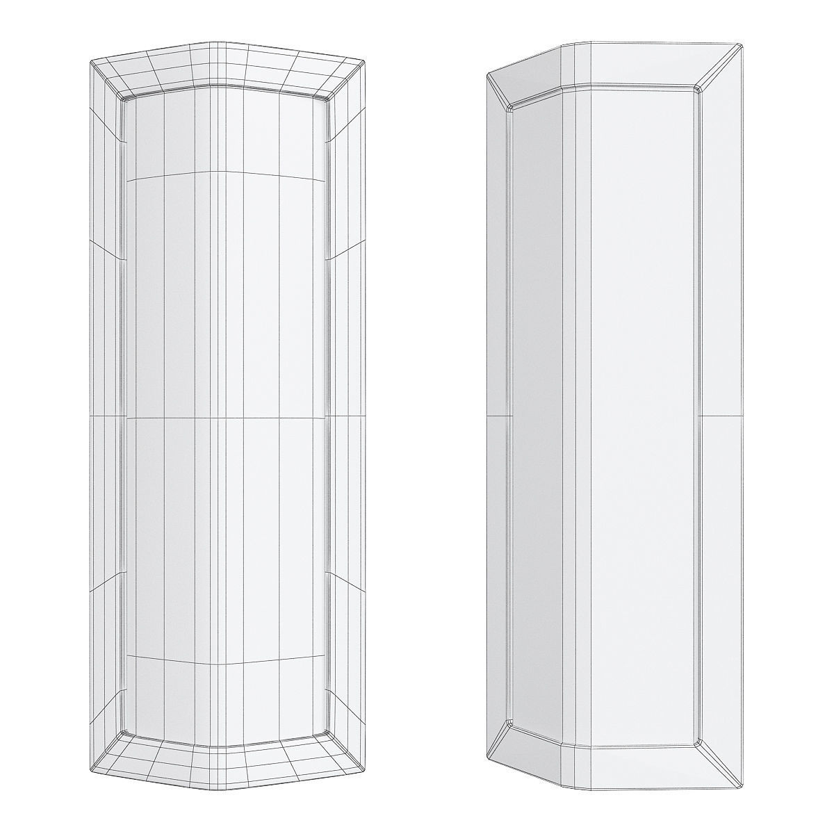 DONNELLY LED SCONCE Low-poly 3D model_1
