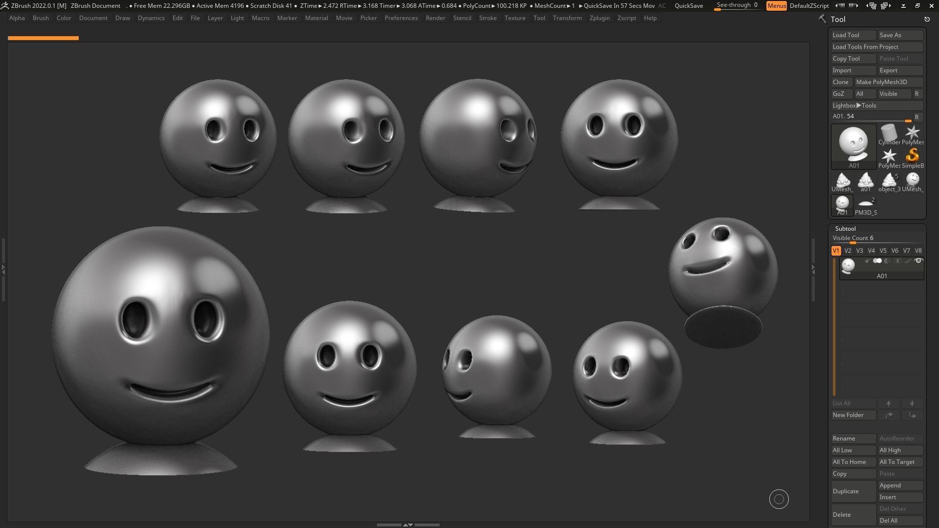 Emoji Slightly Smiling Face 3d print model 3D print model_3