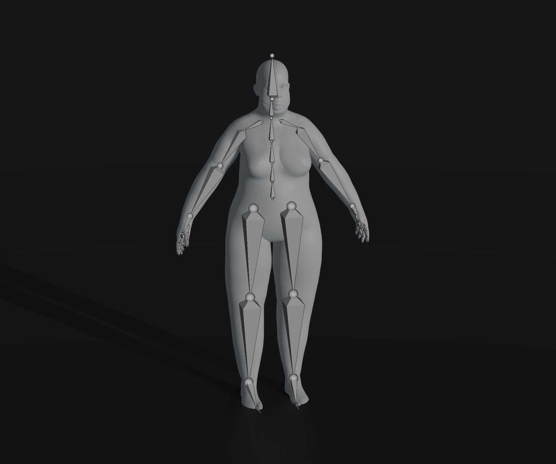 Human Body Base Animated Rigged 3D Model 20k Collection _72