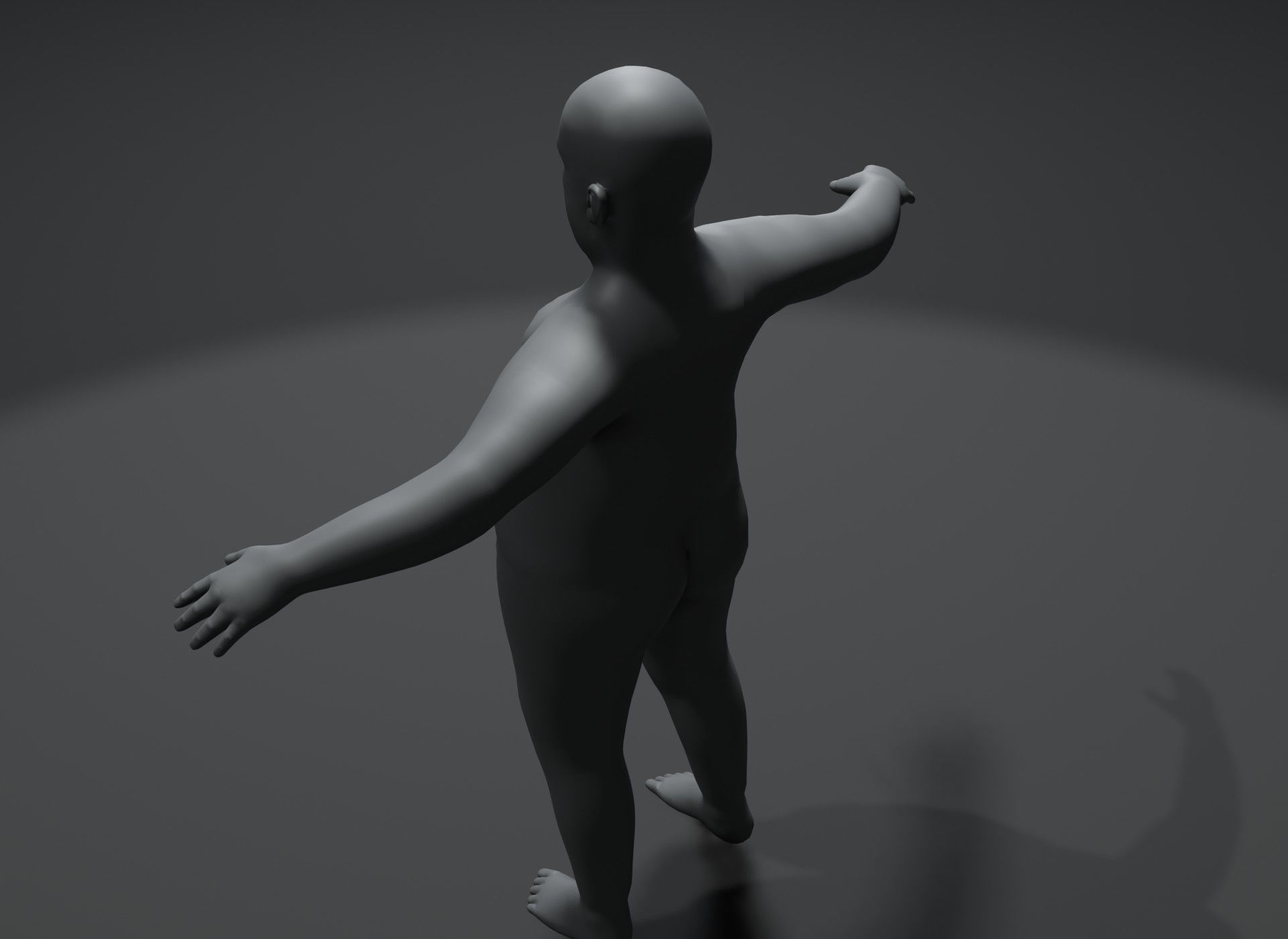 Human Body Base Animated Rigged 3D Model 20k Collection _17