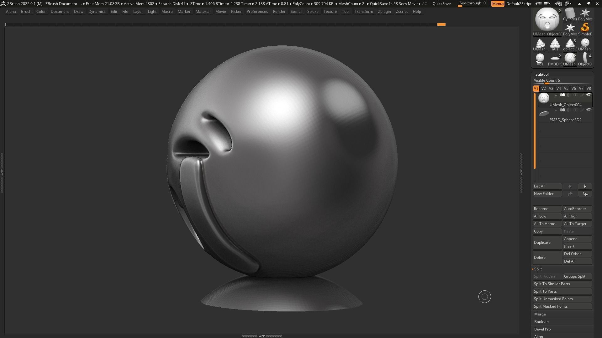 Emoji Loudly Crying Face 3d print model 3D print model_11