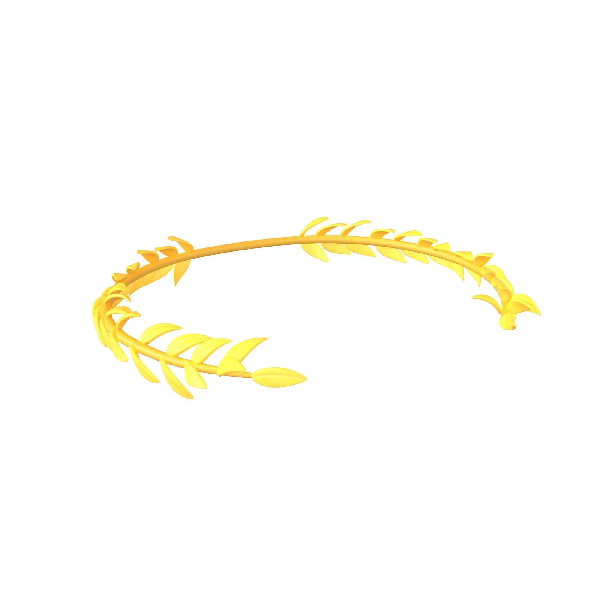 Laurel Wreath Head v1 001 Low-poly 3D model_0