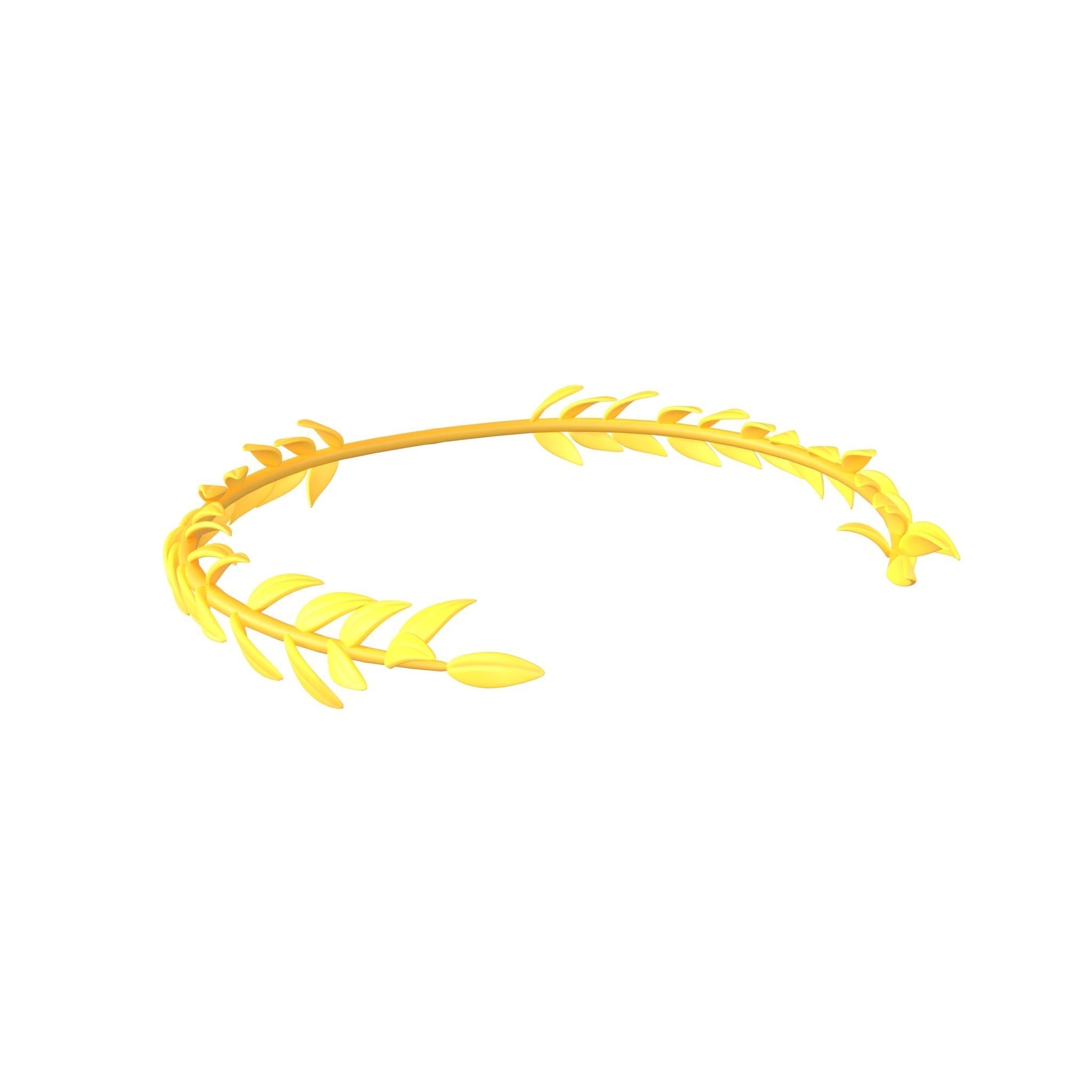 3D model Laurel Wreath Head v1 001 VR / AR / lowpoly CGTrader