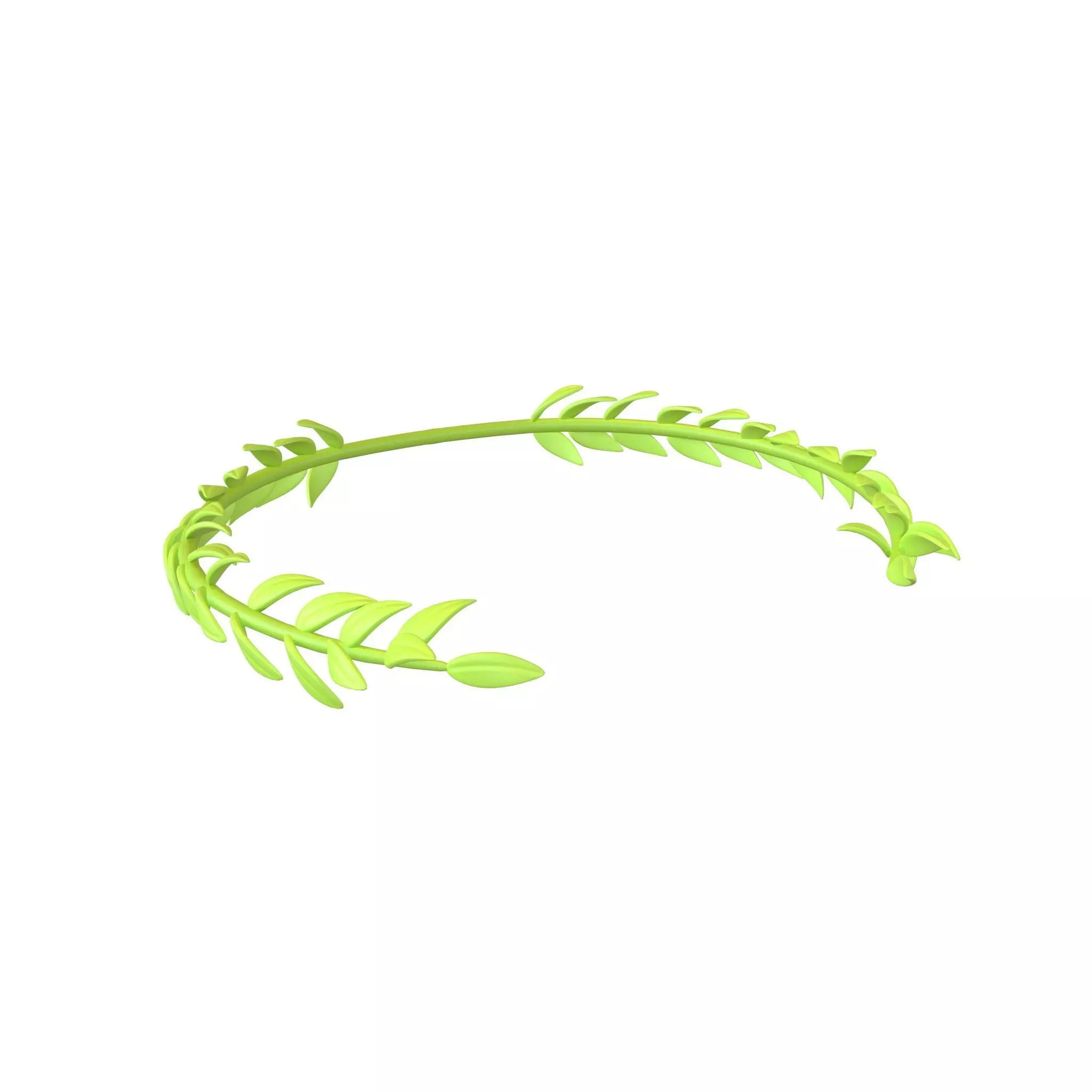 Laurel Wreath Head v1 002 Low-poly 3D model_0