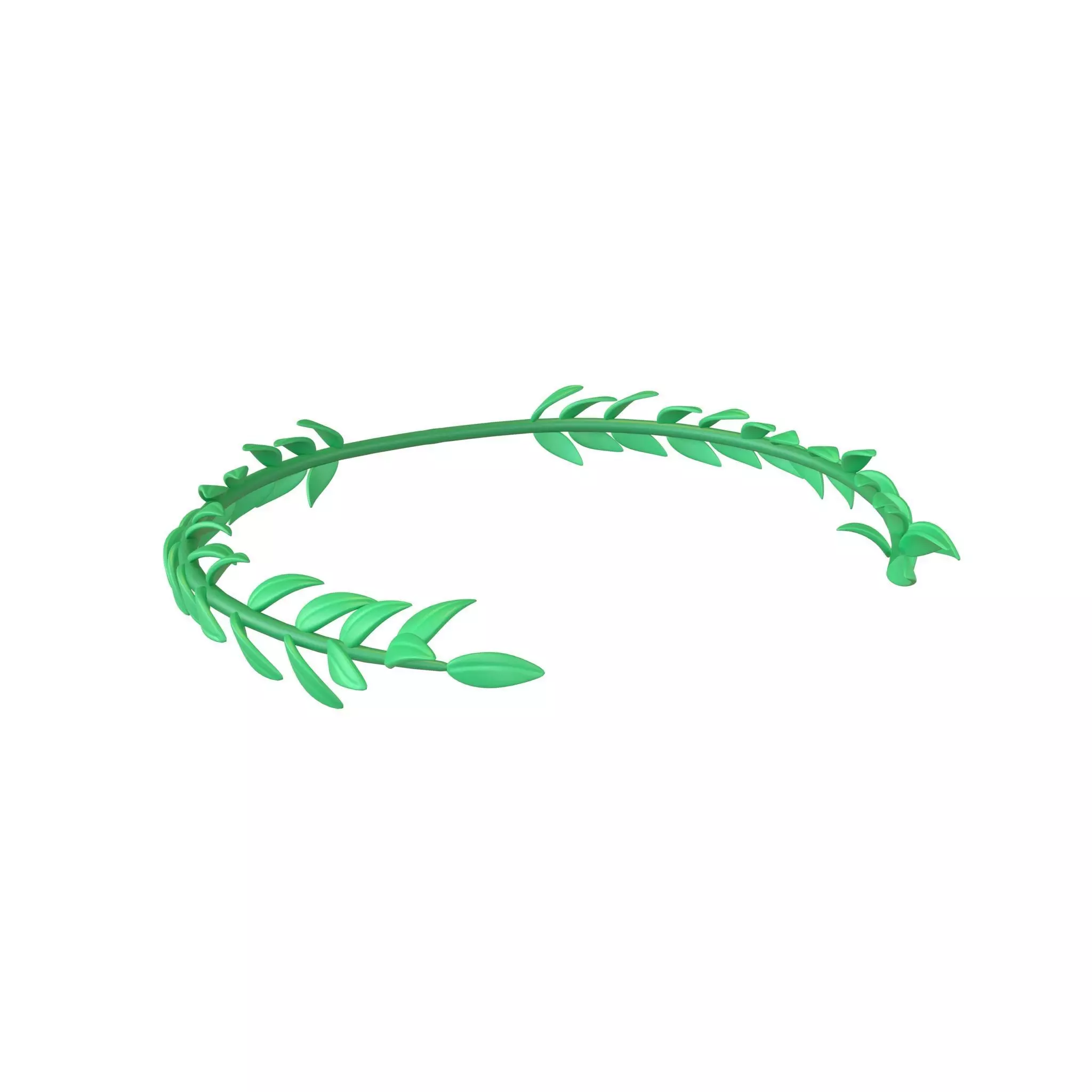 Laurel Wreath Head v1 003 Low-poly 3D model_0