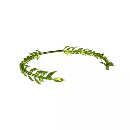 Laurel Wreath Head v1 006 Low-poly 3D model