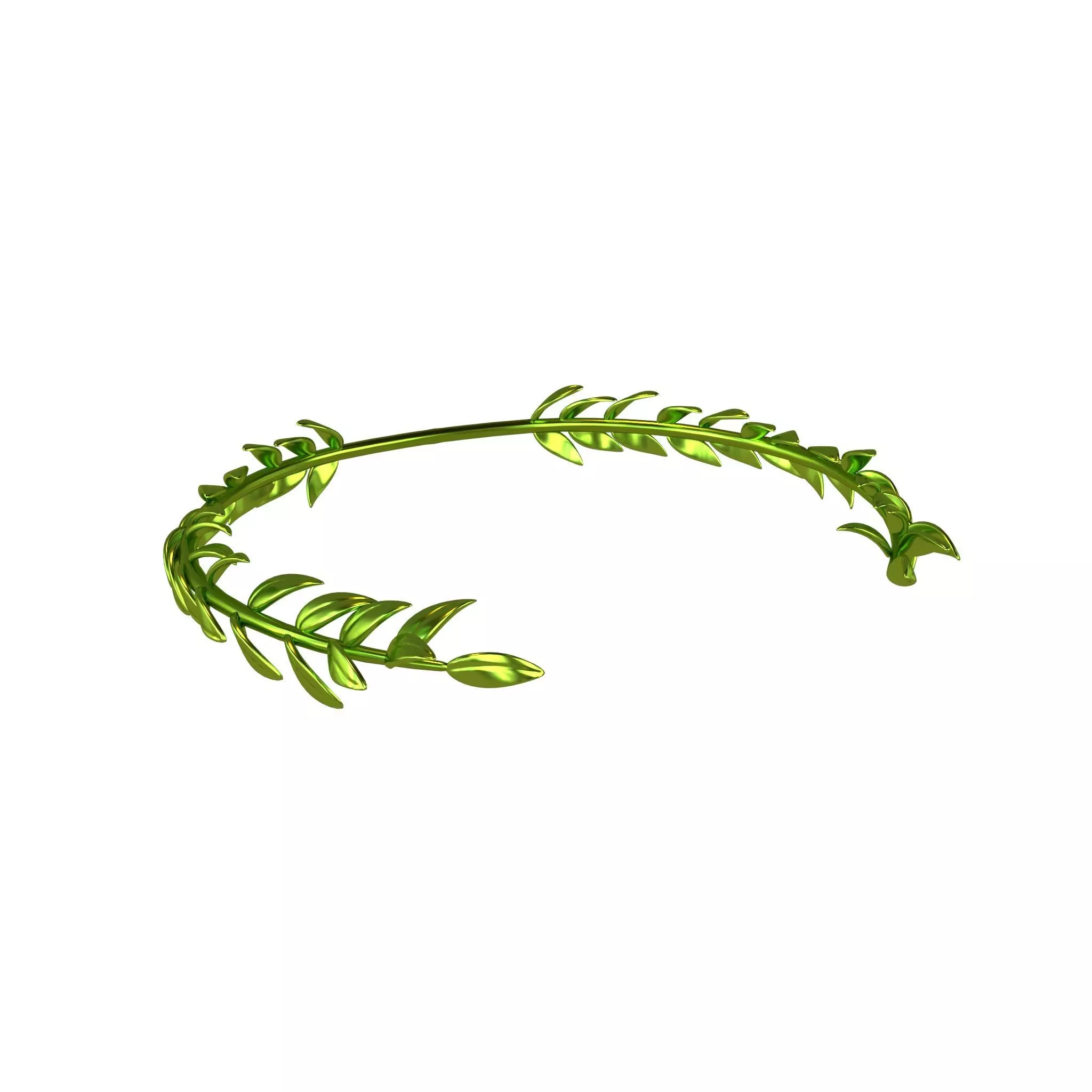 Laurel Wreath Head v1 006 Low-poly 3D model_0