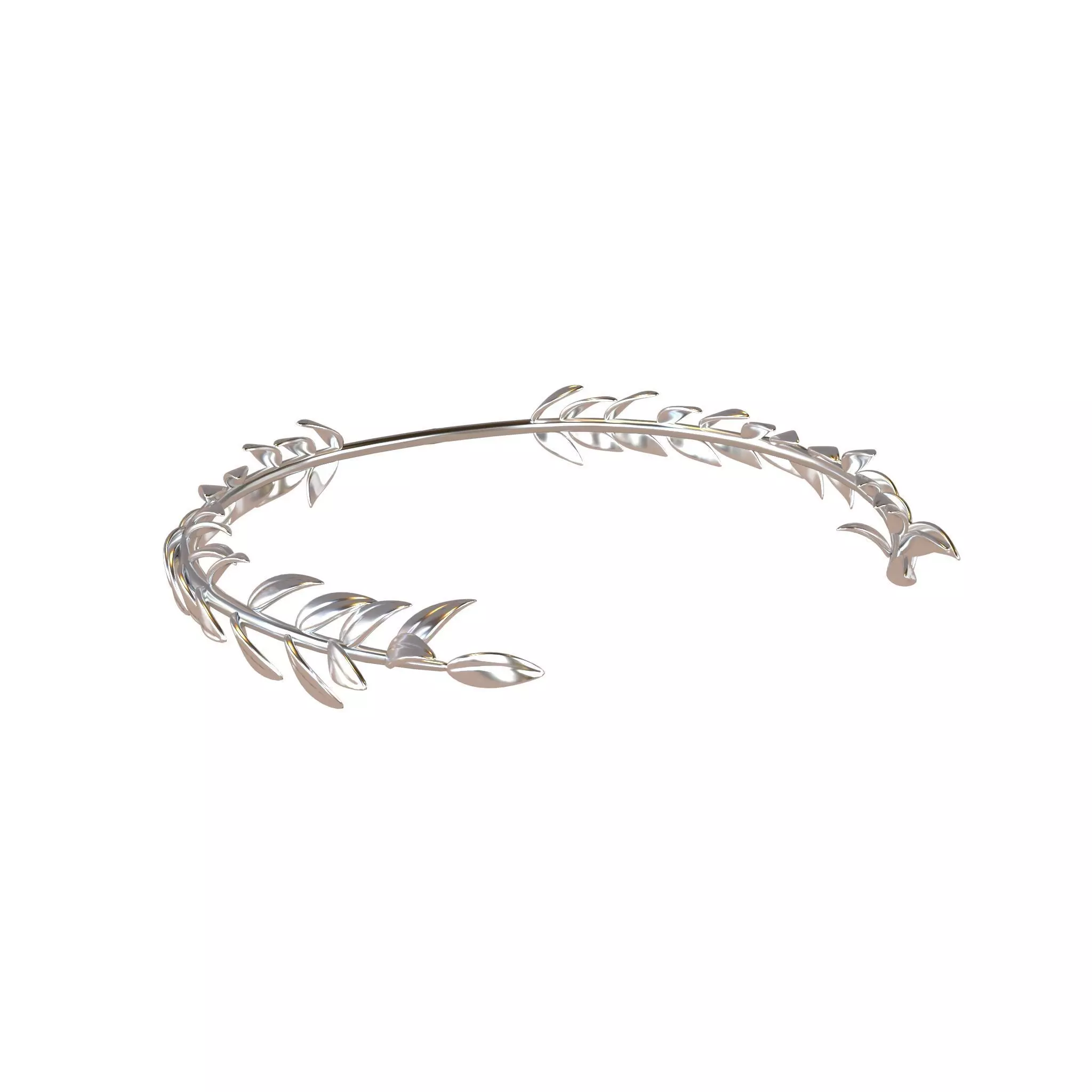 Laurel Wreath Head v1 010 Low-poly 3D model_0