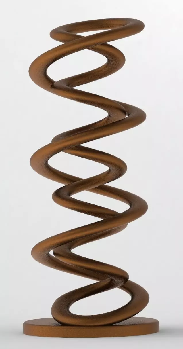 Incredible and mesmerizing spiral art 3D print model
