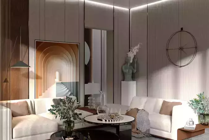 LIVINGROOM AND BATHROOM CORONA