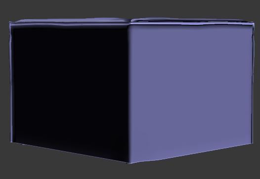 Sofa Left corner  Low-poly 3D model_10