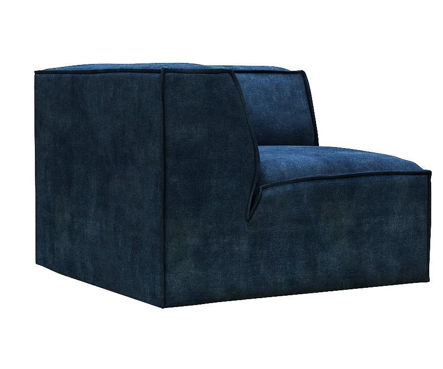 Sofa Left corner  Low-poly 3D model_1