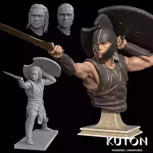 Achilles kuton bust 3D print model