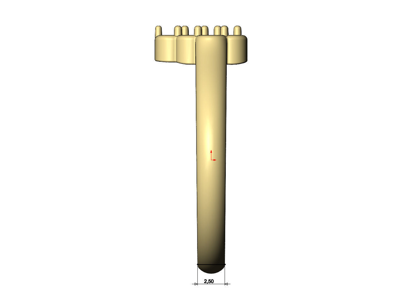 Pear cluster diamond ring US sizes 6 7 8 3D print model_8