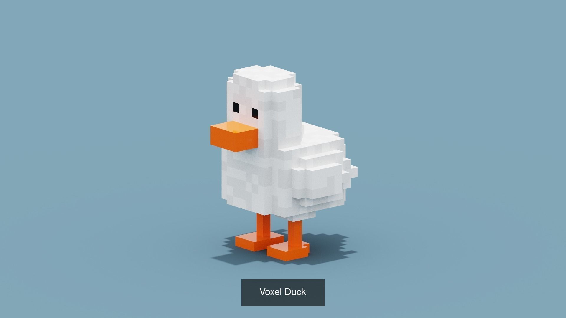 100 Voxel Animals 3D Model Collection_24