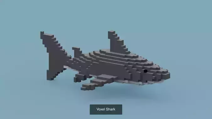 100 Voxel Animals 3D Model Collection
