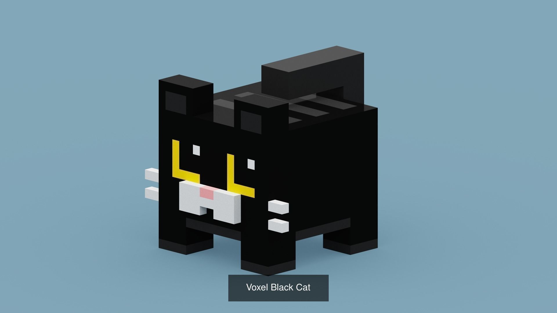 100 Voxel Animals 3D Model Collection_48