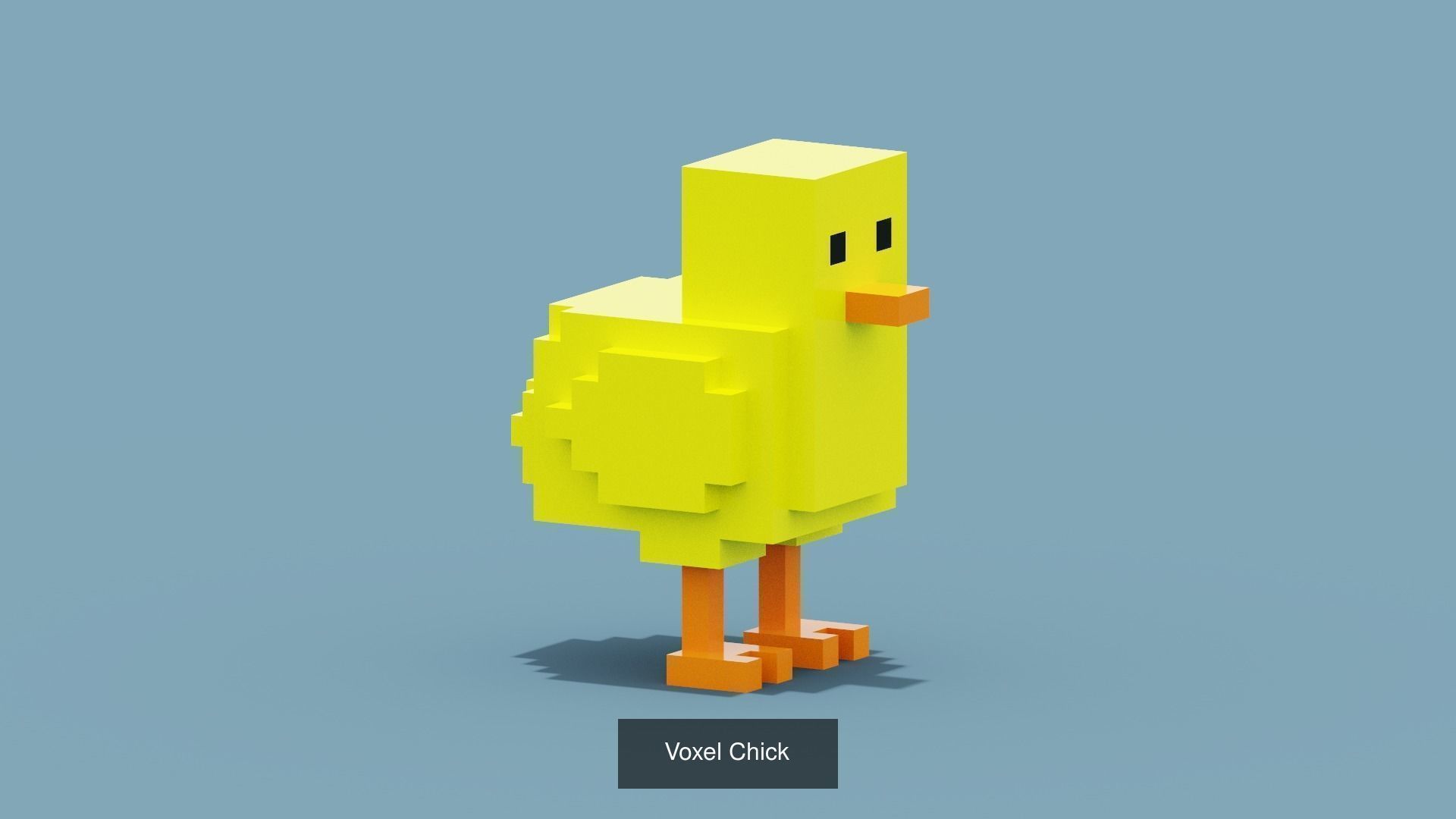 100 Voxel Animals 3D Model Collection_58