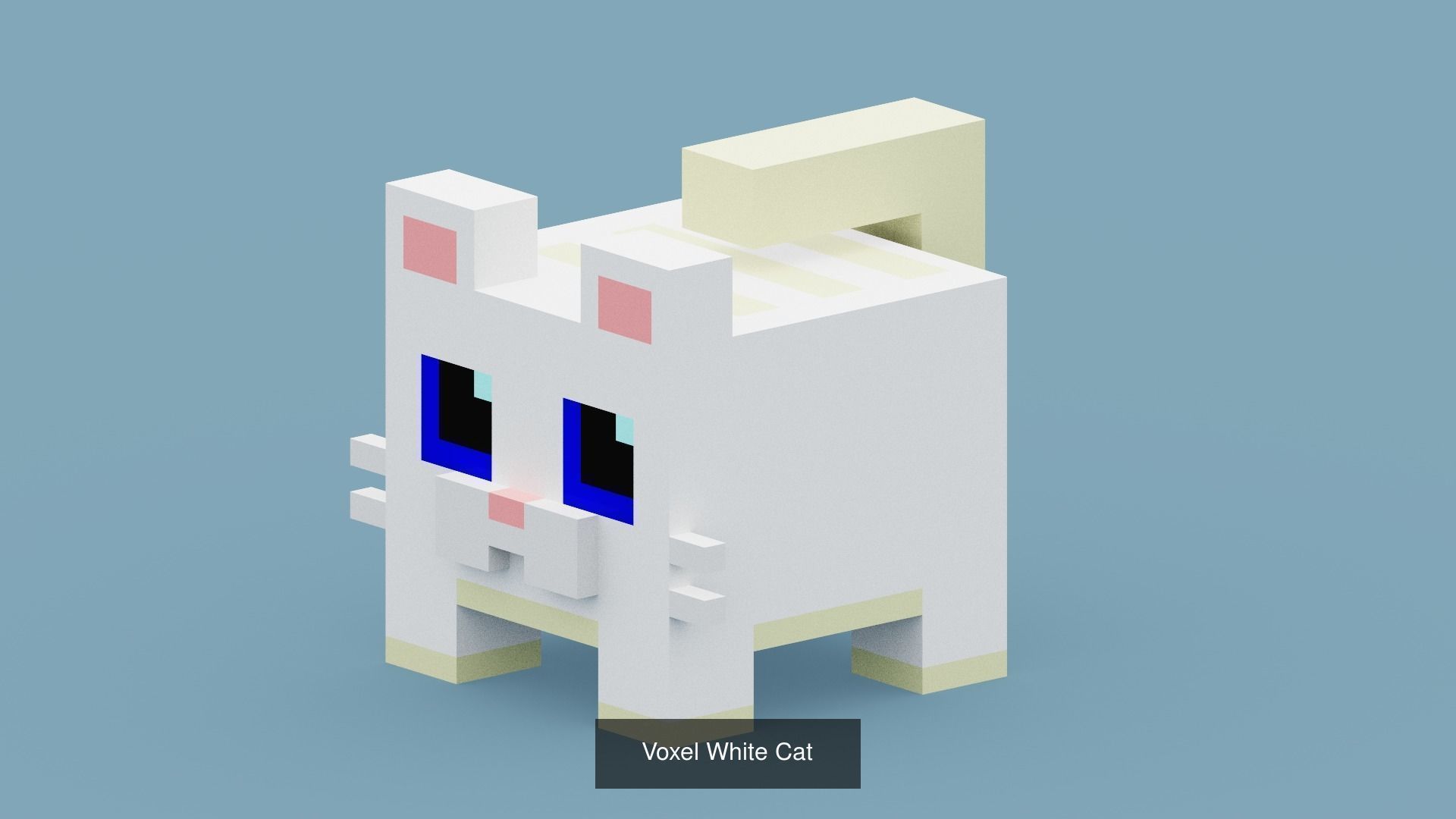100 Voxel Animals 3D Model Collection_70