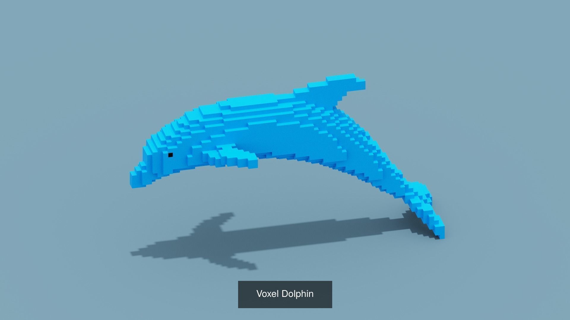 100 Voxel Animals 3D Model Collection_9