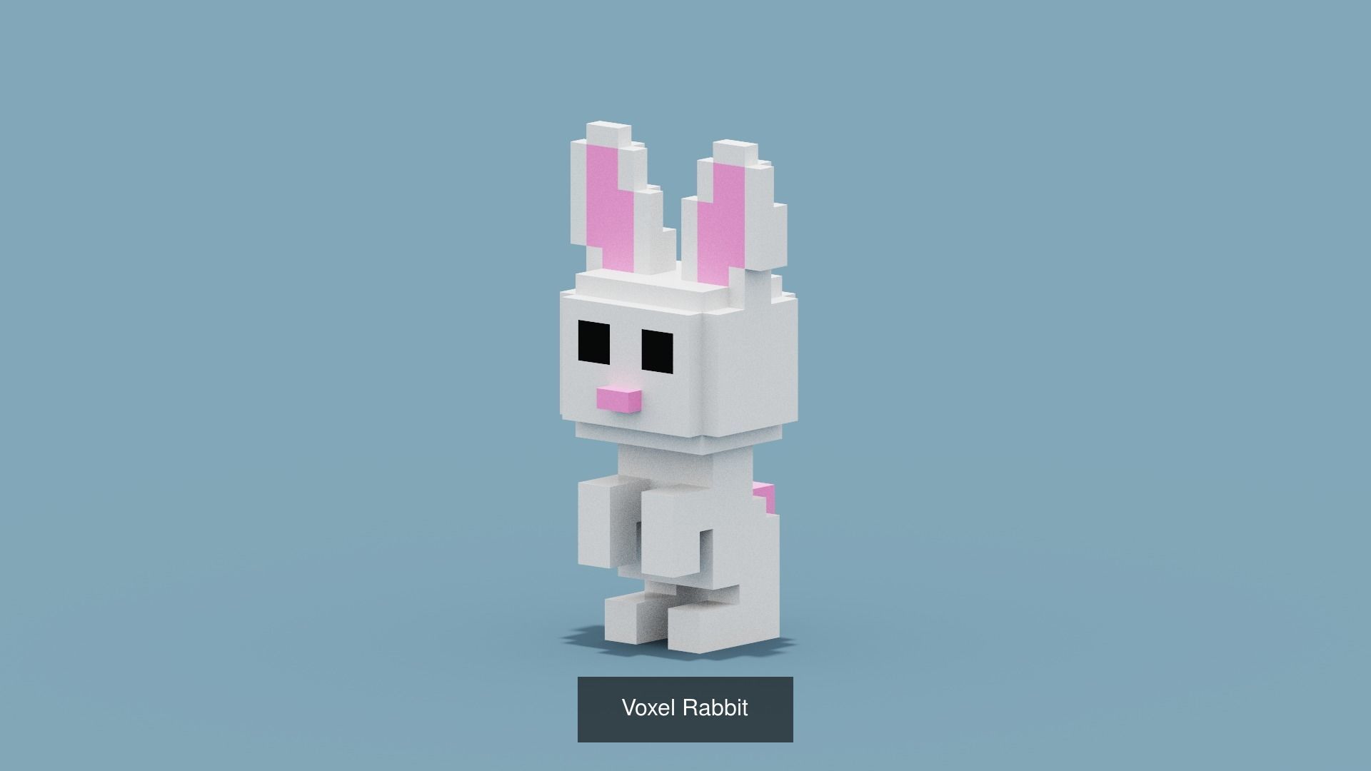 100 Voxel Animals 3D Model Collection_90