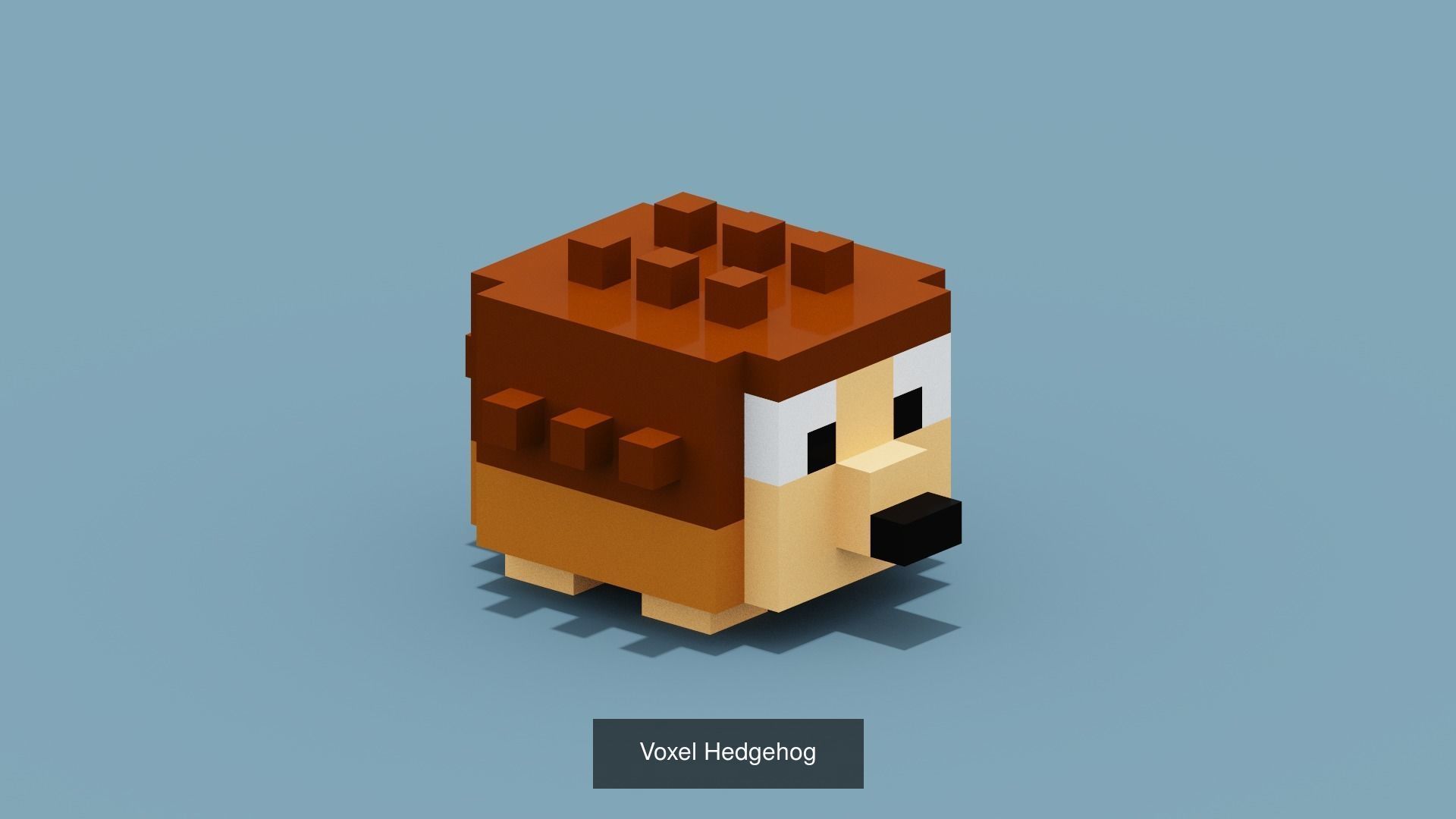 100 Voxel Animals 3D Model Collection_82