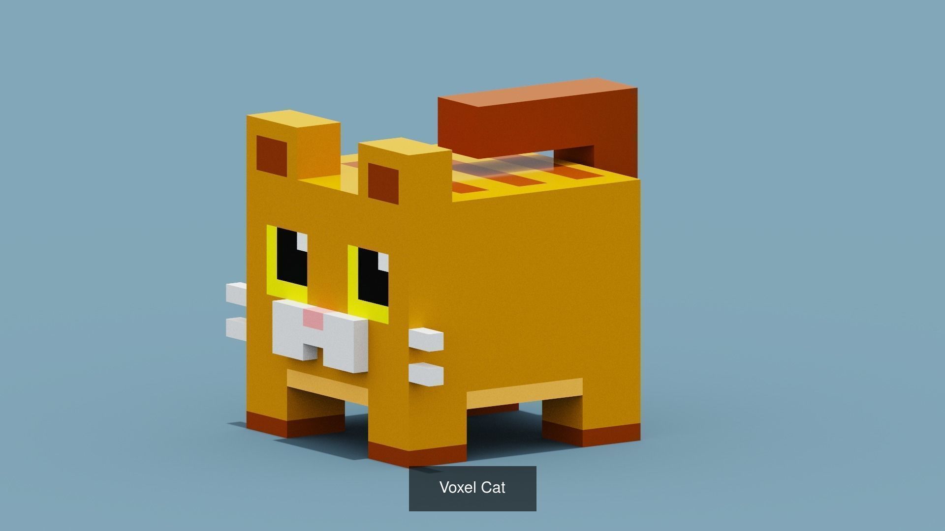 100 Voxel Animals 3D Model Collection_20