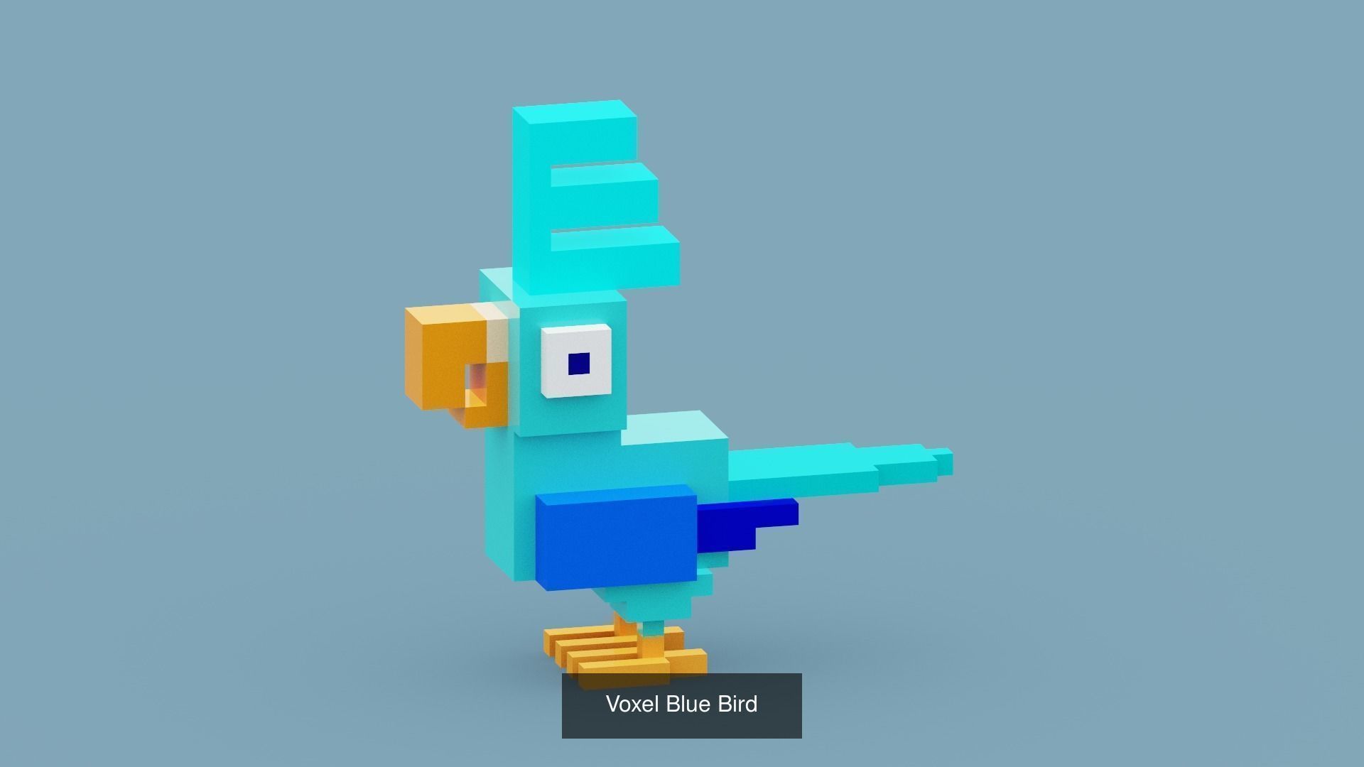 100 Voxel Animals 3D Model Collection_2