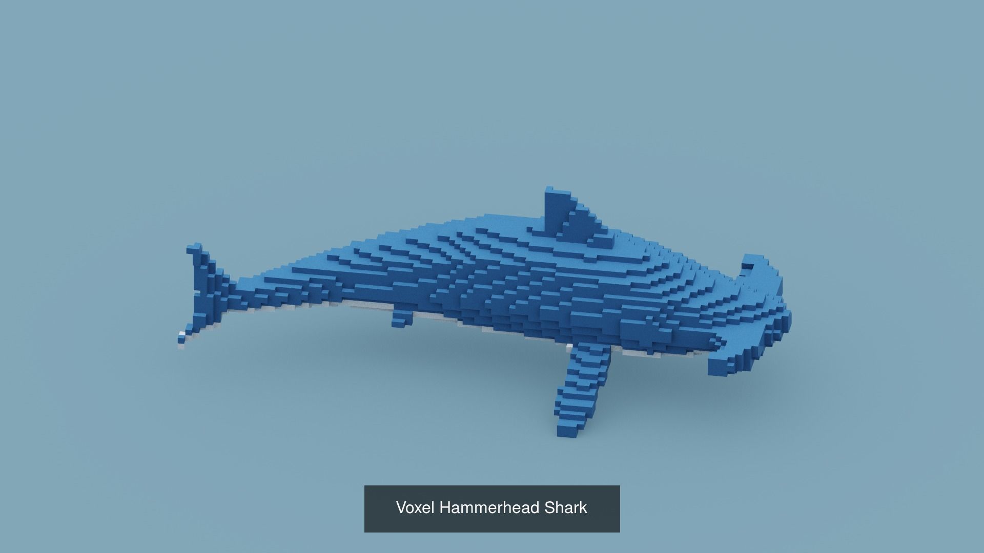 100 Voxel Animals 3D Model Collection_18